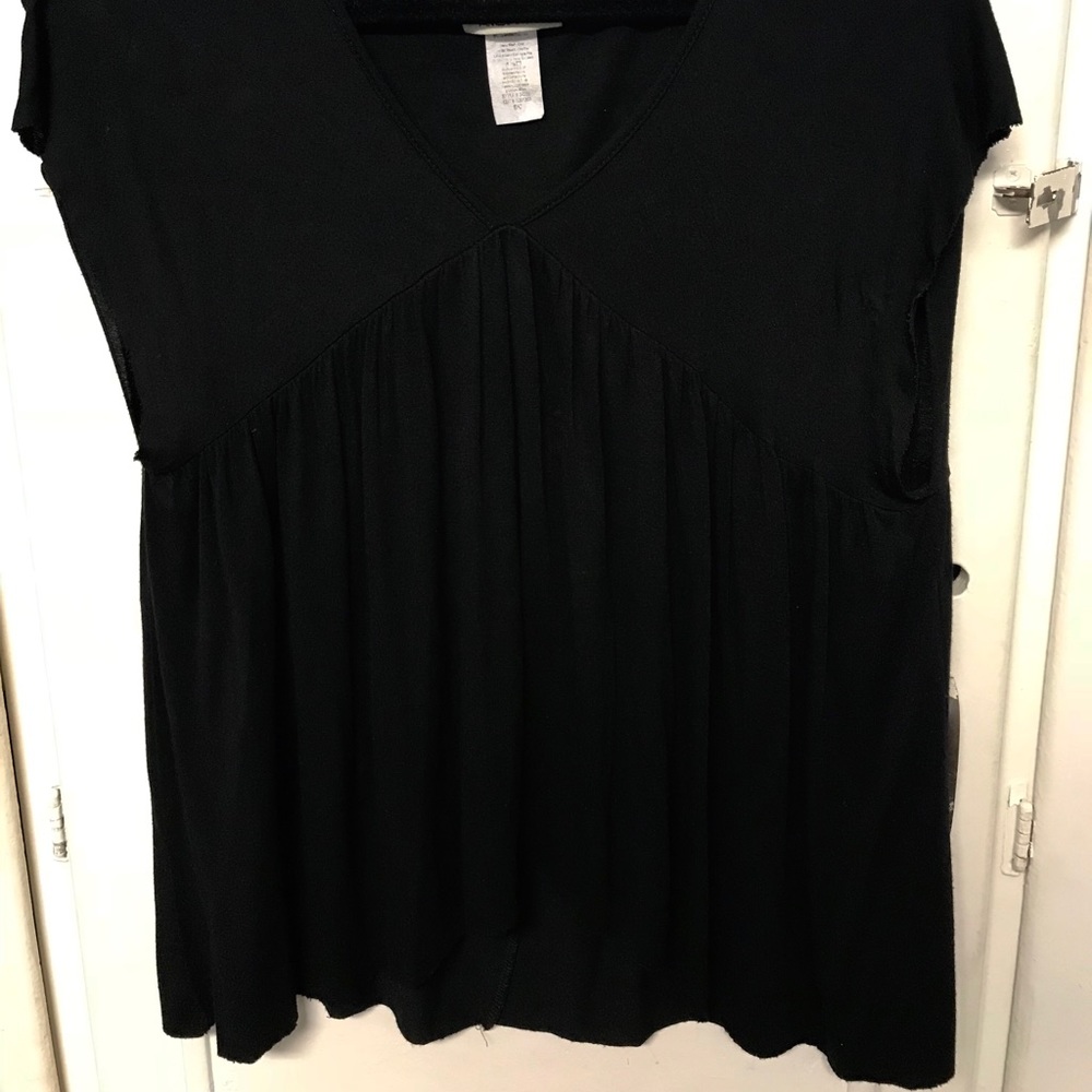 Black flowy t-shirt